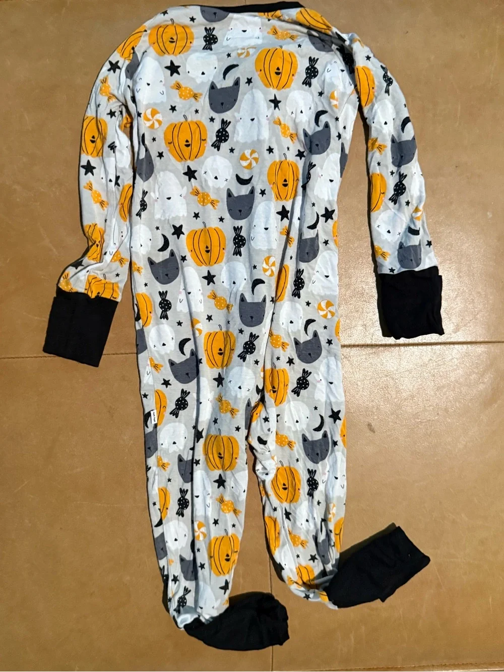 Little Sleepies Viscose Bamboo Boo Crew Footie 12-18M
